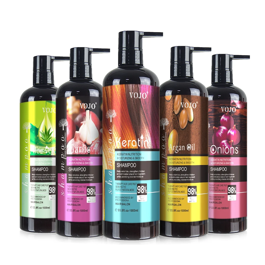 Private Label 1000ml Argan Oil Onions Hair Care Products Keratin Hair Shampoo and Conditioner