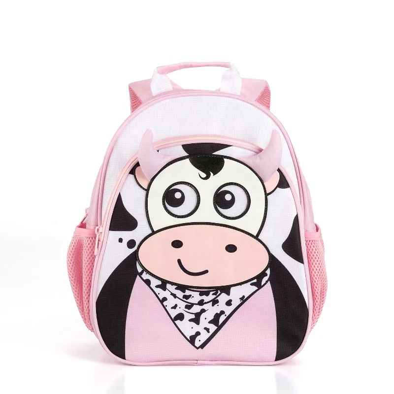 Latest Cute Charming Cartoon Pig Pattern School Bag for Daily Use and Great Gift for Kids bookbag