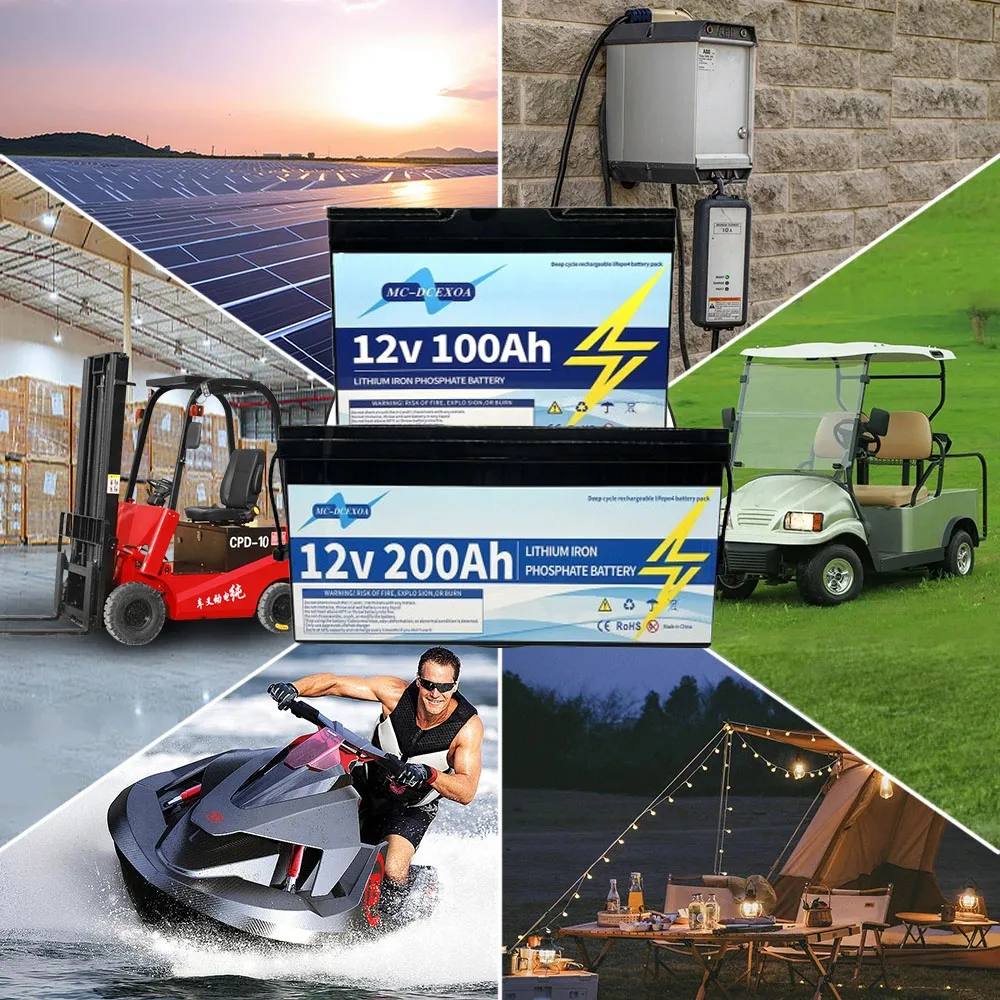 Хит продаж аккумулятор 24 В 12 48 51 2 50Ah 100Ah 200Ah 300Ah 400Ah литиевая батарея LifePo4 с BMS