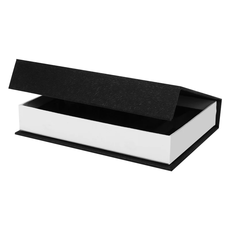 Custom printed Factory price paper packaging hard flap cardboard magnetic gift box with foam insert for cosmetic packaging box