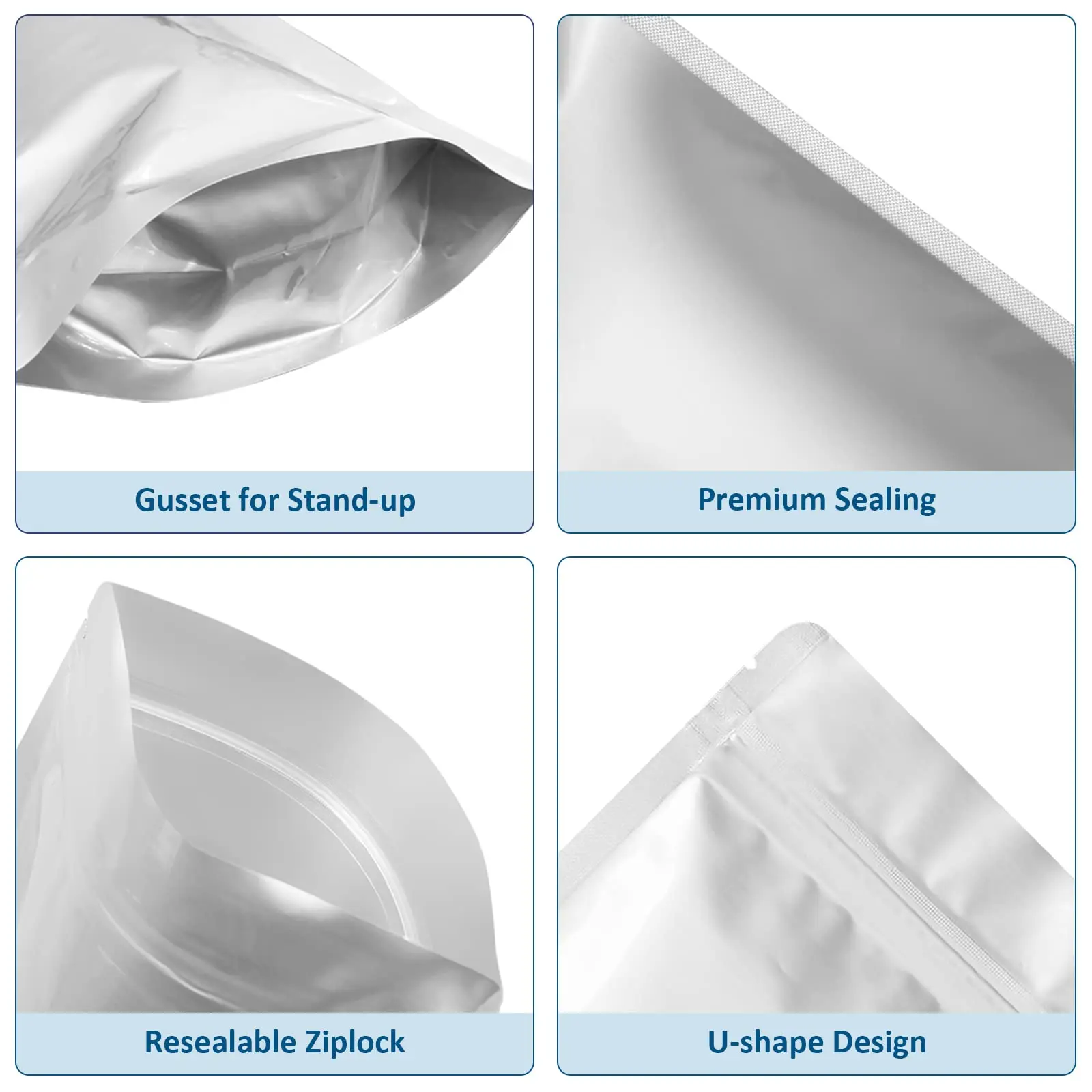 Custom vegetable seeds packaging spice mix plastic packaging mylar bags with custom printed