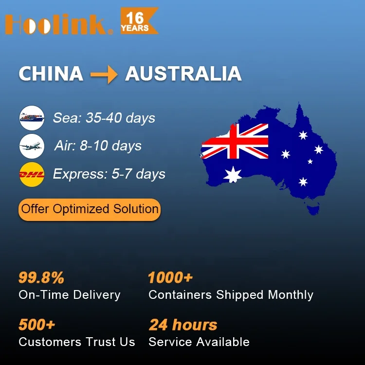 Door to Door Delivery DDP Agent Service Air Sea  Shipping FCL LCL Container Freight Forwarder To Australia Ship From China Cost