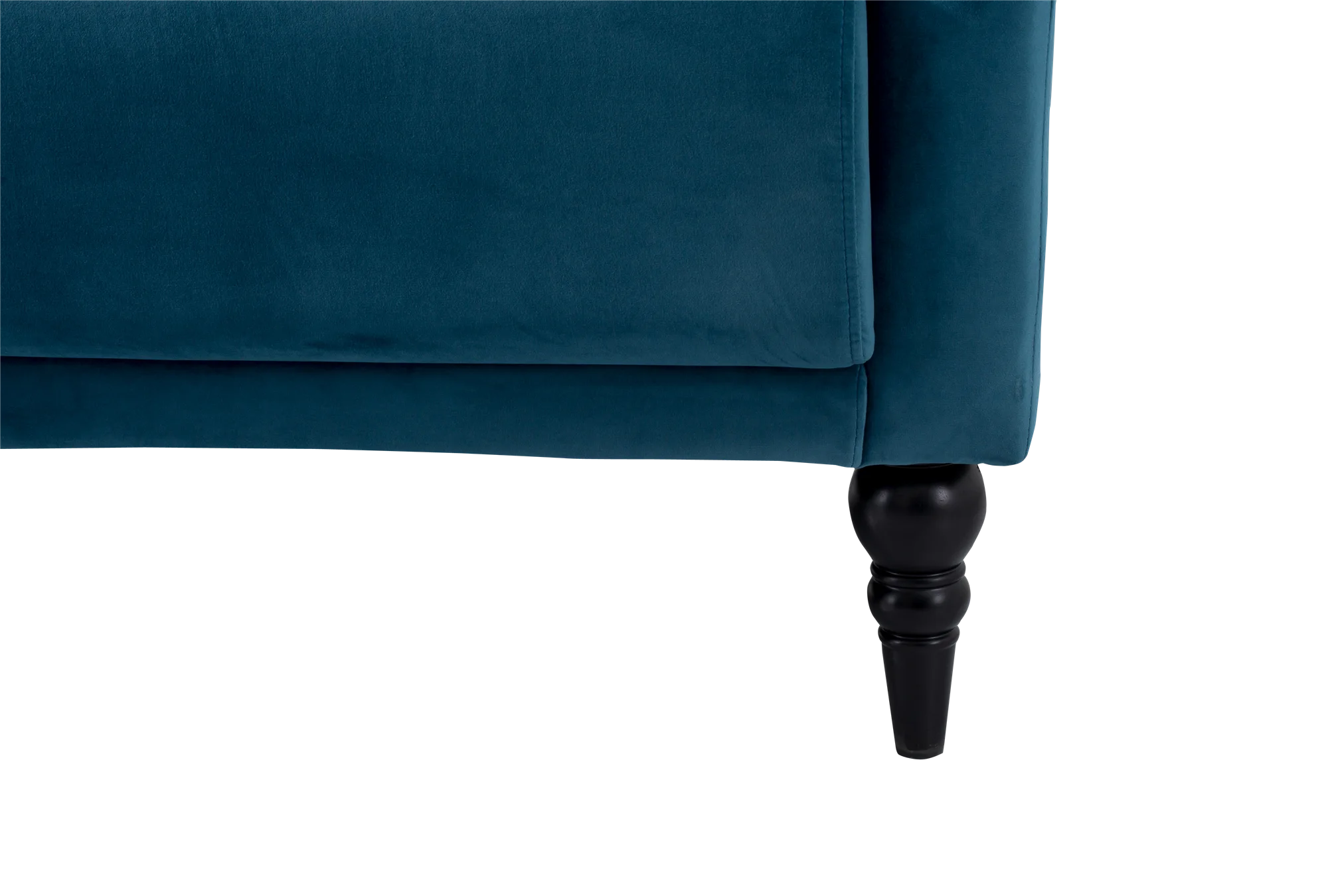 Элегантный мягкий синий бархатный диван Nisco Chesterfield с эффектом памяти