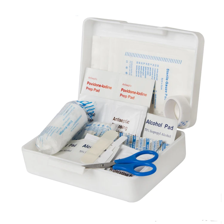 Metal household medical family first aid kit/box