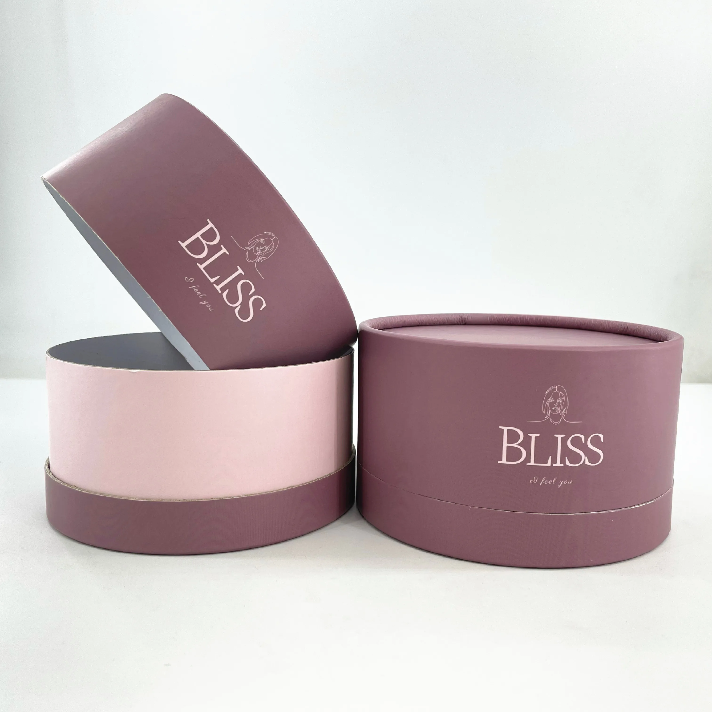 Advanced Custom Logo Cylindrical Cans Cardboard Cylindrical Round Box Paper Tube Packaging Box Cosmetic Packaging Box Tea Gift