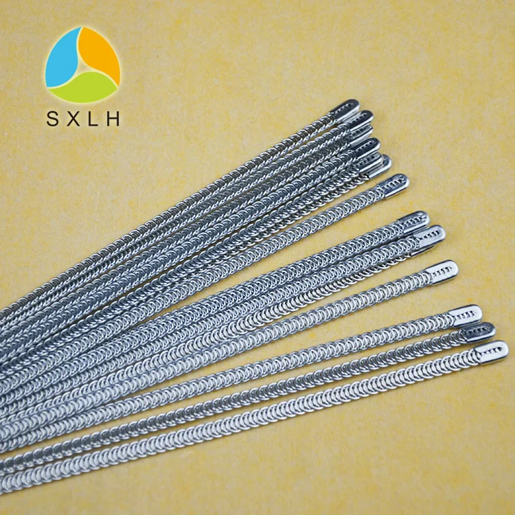 Flexible 6mm Spiral  steel boning high quality spring steel boning sold by piece for making  waist trainer and corset