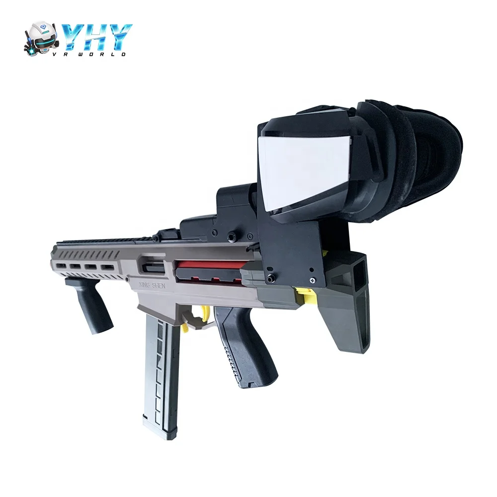 YHYVR 32 inch Screen ar/vr Entertainment Gun Battle Games Standing Walker VR Shooting Games 9D VR Set