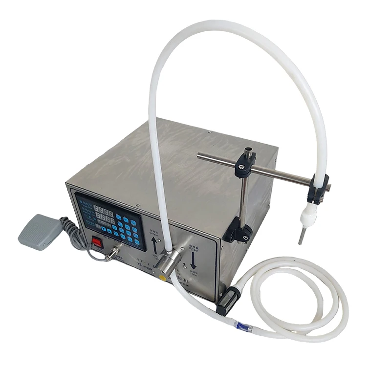 Semi-automatic Oil Beverage Juice Filler Equipment Magnetic Pump Bottle Liquid Filling Machine