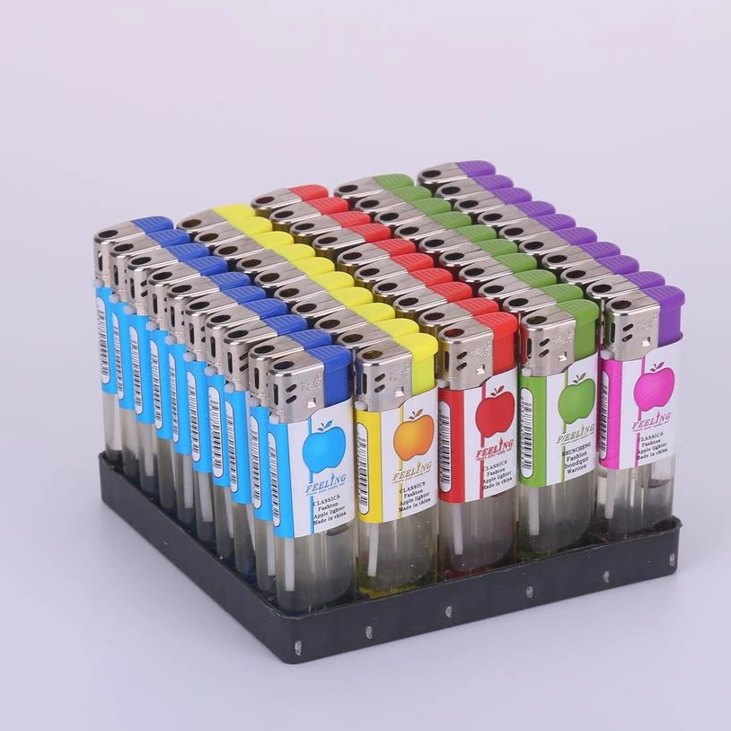 2020 top sell in Russia refilling for jet  spark gas Plastic cigarette lighter gas lighting