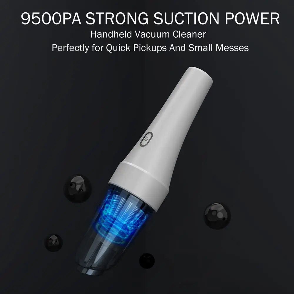 Cordless Handheld Mini Vacuum Cleaner Portable  Vacuum Cleaner Rechargeable Office Table Cleaner Paper Scrap Dust Cleaner