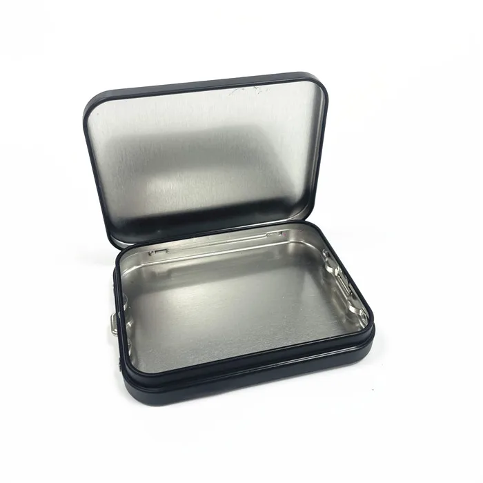 USA Hottest Airtight Food Grade Child Resistant Metal Tin Box Custom Printed CR Child Proof Tin For Pill Candy Mint Cigarette