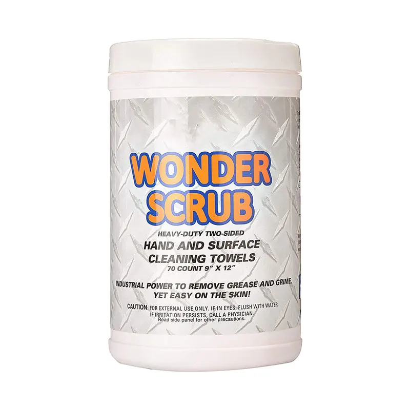 High quality heavy duty grease usable wipes barrel industrial wet wipes disposable nonwoven wipes