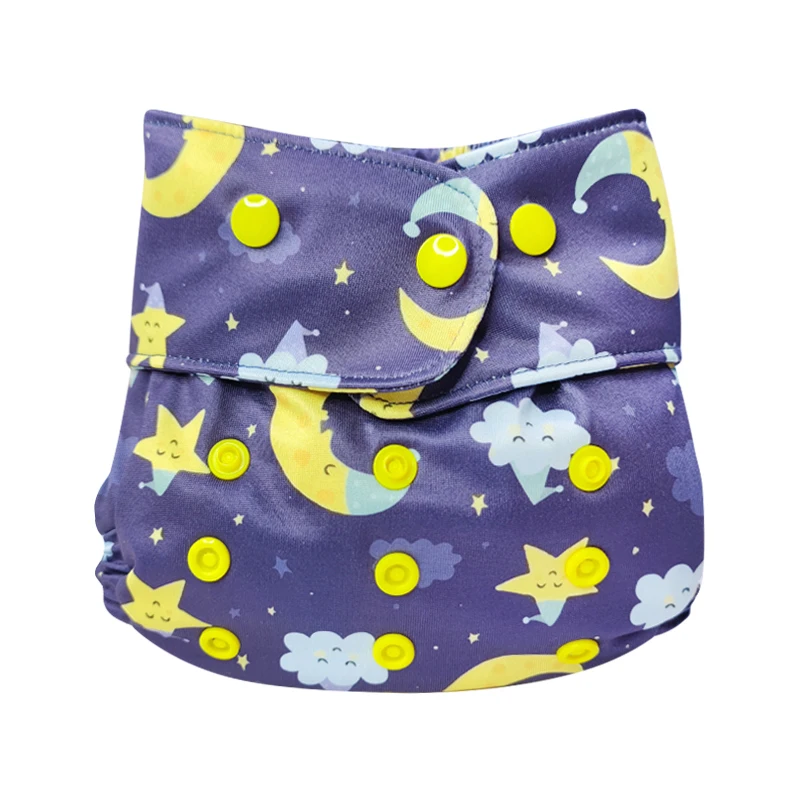 kawaii reusable cotton leakproof washable elderly usa one size adjustable awj inside double gusset baby cloth diapers