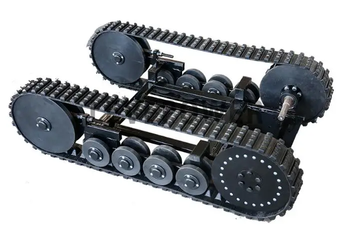 Robot Rubber Track Key Word and Natural Material Platform Chassis