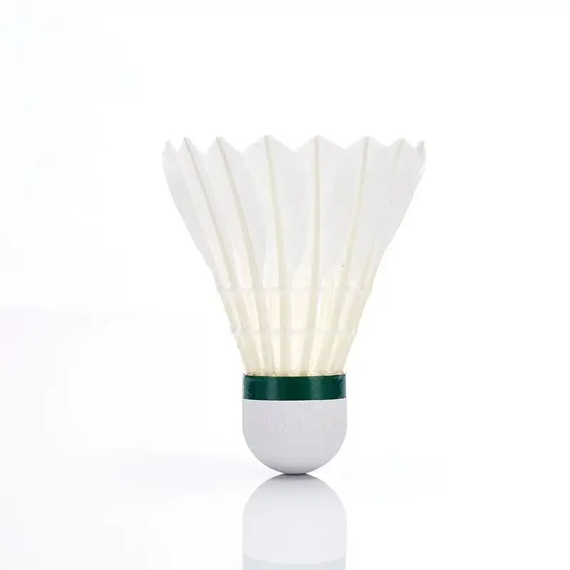 Professional Approved Durable Badminton Ball Straight Long Goose Feather Badminton Shuttlecock 3in Speed 74/75/76/77/78