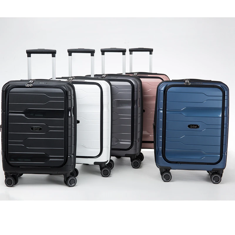 Wholesale Super Hot Sale High Quality PP Trolley Luggage Travel Bags Luggage  3pcs per Sets Luggage