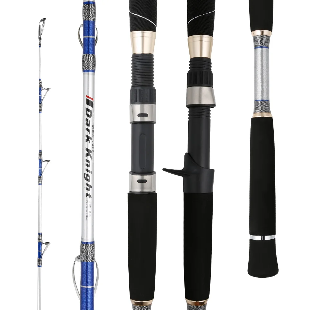 JOHNCOO 1 8 м большой Рыболовный вес 80-500g твердый наконечник джиг забрасывания удочки крючковый лов стержень