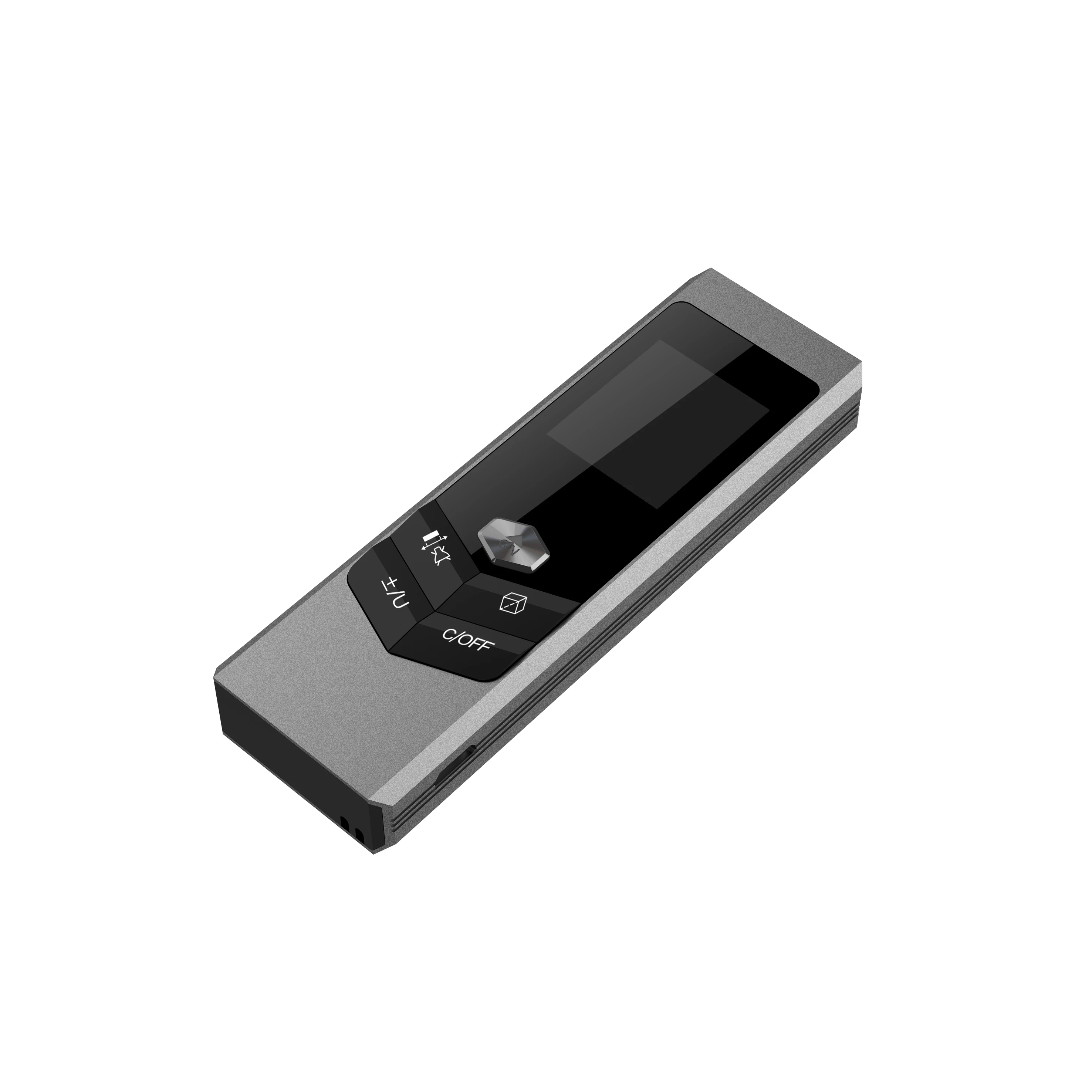  Compact Handheld Mini Laser Distance Meter Rangefinder with a measuring range of 0.05-40m aluminum alloy