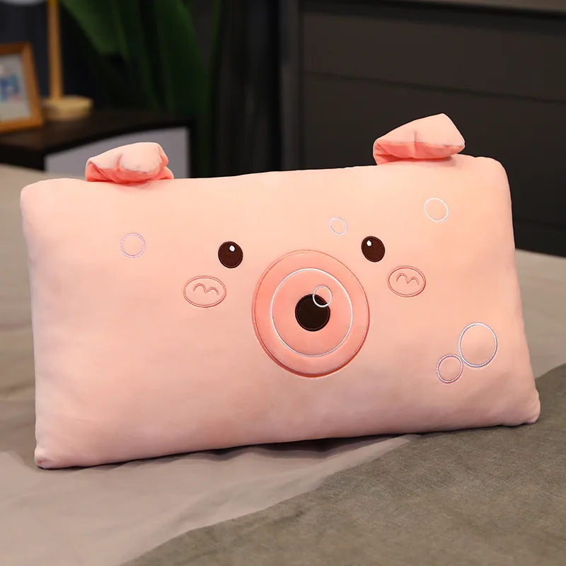 A variety of cute bubble pig plush toys stuffed with soft neck pillows Fun plush gifts for children