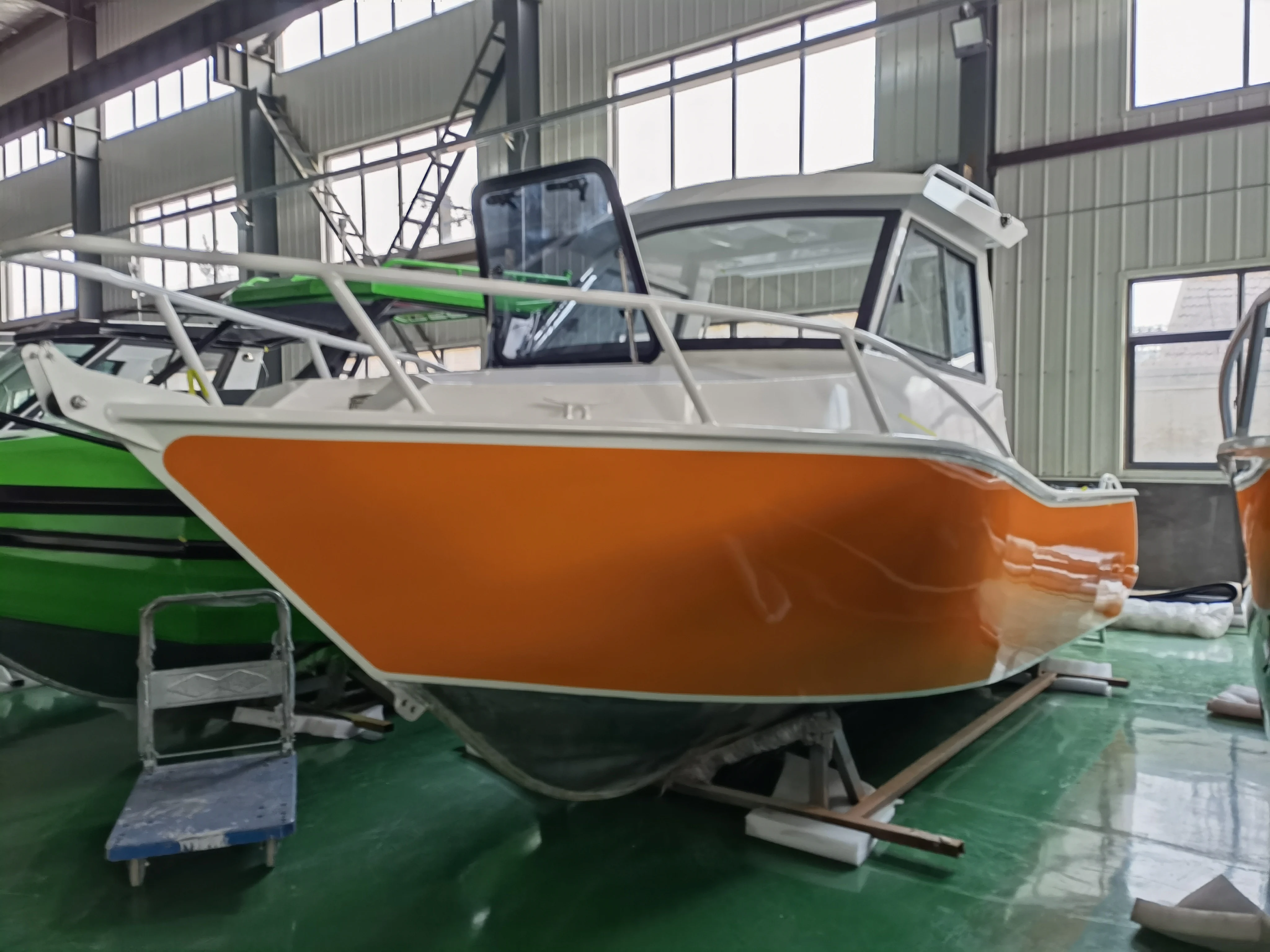Chinese Aluminium Boat for sale- 6m 20ft Profisher Welded Aluminum Fishing Boat Deep V Bottom Boat