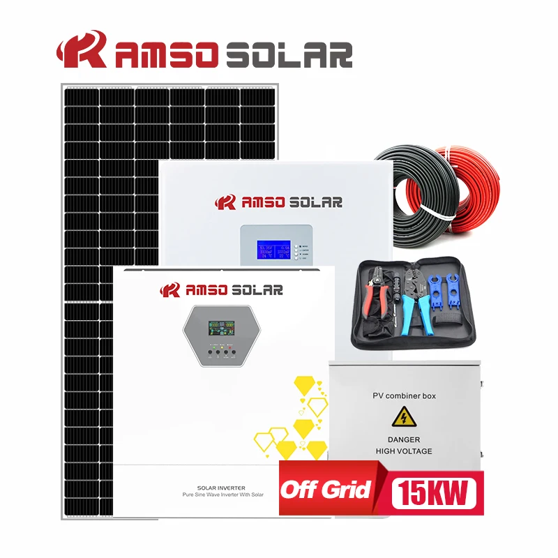 OEM ODM  15kw Solar System Lithium Ion Battery Best 15kwh Solar System Home Our Best Choice Solar Panel System For Home