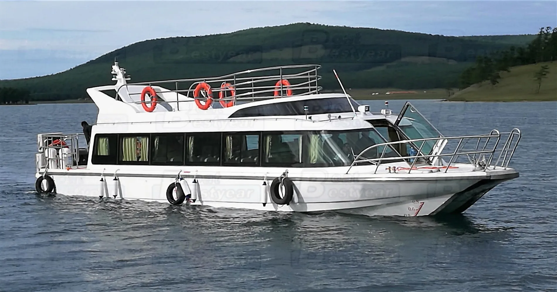 Lithium Electric Power Catamaran  Passenger Boat 20m Ferry
