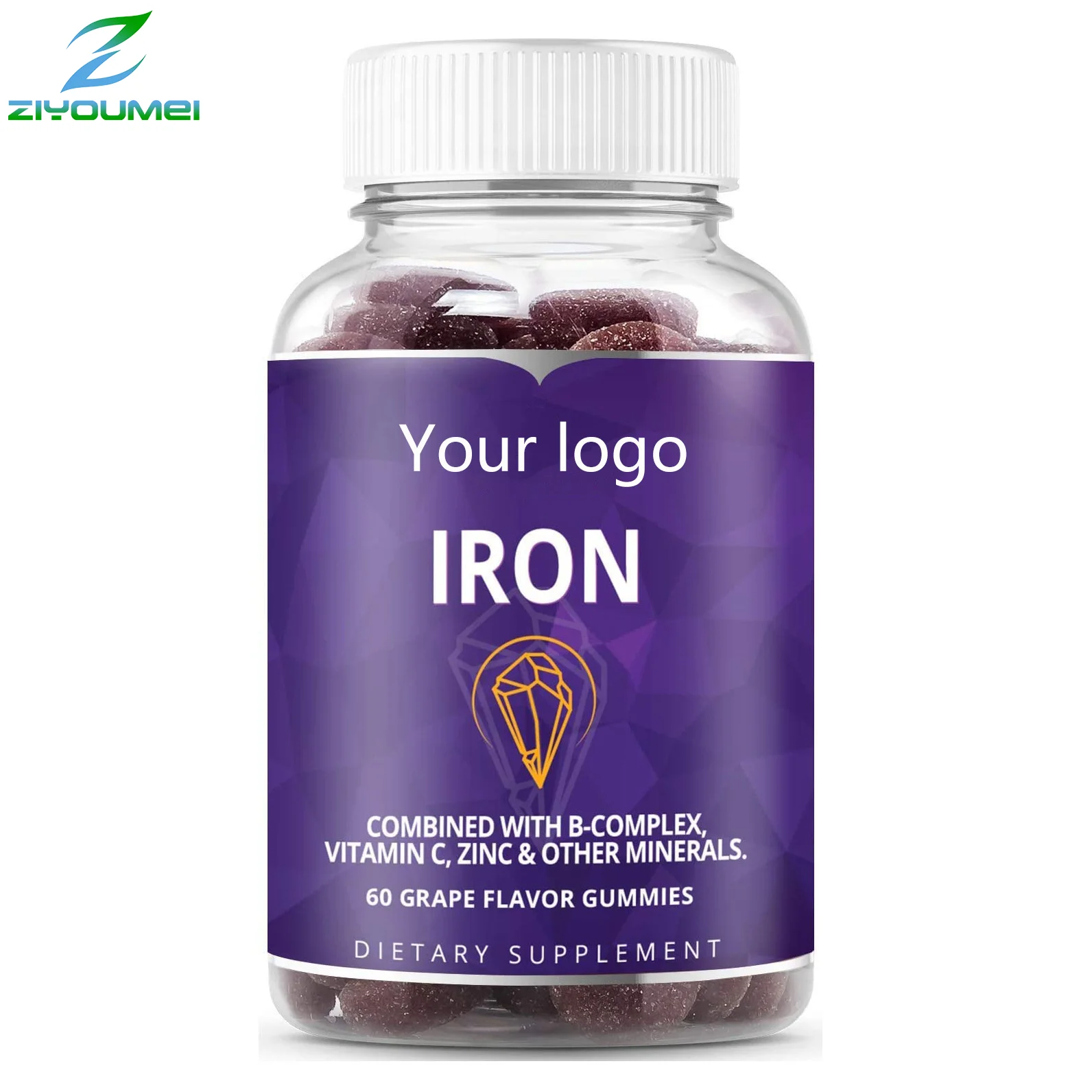 Vitamin C D3 E Prenatal Vitamins Gummies Halal Sugar Free Chewable Womens Multivitamin Vegan Gummy Bear Women for Adults Newborn