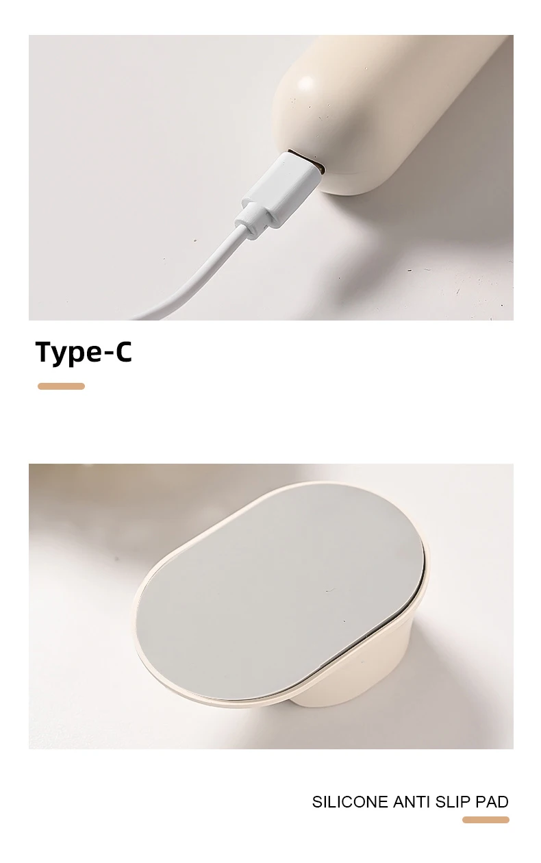 2024 new design high quality USB rechargeable 1200mAh  battery display portable air cooling stand base handheld small mini fan