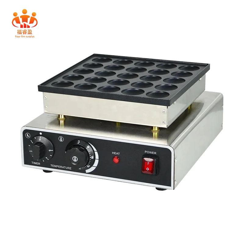 New Design Snack Machines Cast Iron Non-Stick Mini Pancake Maker 25 in 1 Mini Dorayaki Pancake Maker Machine