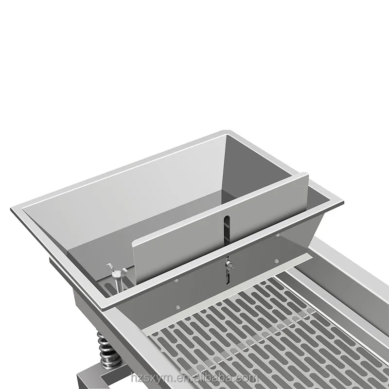 Linear Vibrating Sieve Machine with Motor for Grain Sorting Sifting Screen Equipment Manufacturing Plants Farms Food Beverage
