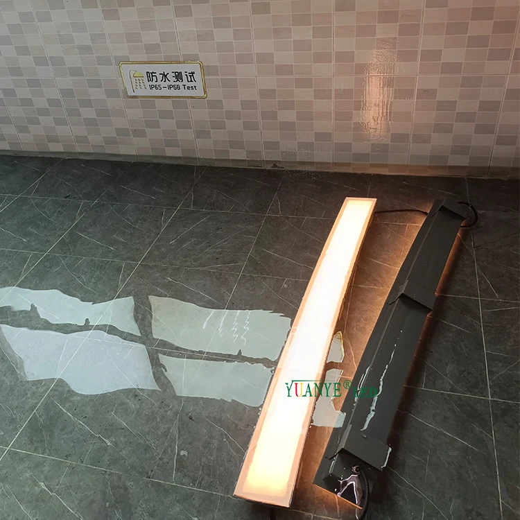 Hot Sales Rgbw 4In1 Light Outdoor Landscape Underground Light Linear Aluminium Flexible Profile Dmx512 Remote Control