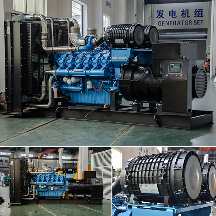 Weichai baudouin big electric generators 2000 kw price of 2500kva genset ship 2000 kw