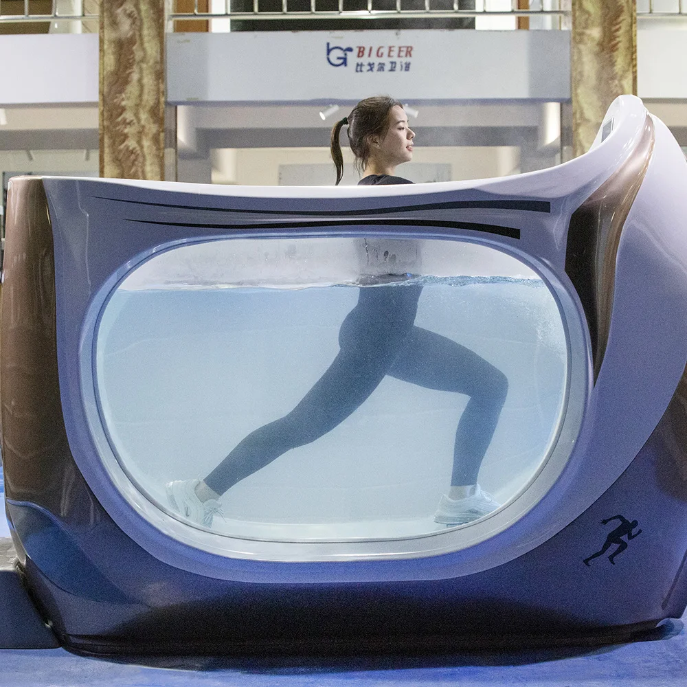 2023 New design BG-9960 walk in underwater treadmill with hydro for exercise and fitness