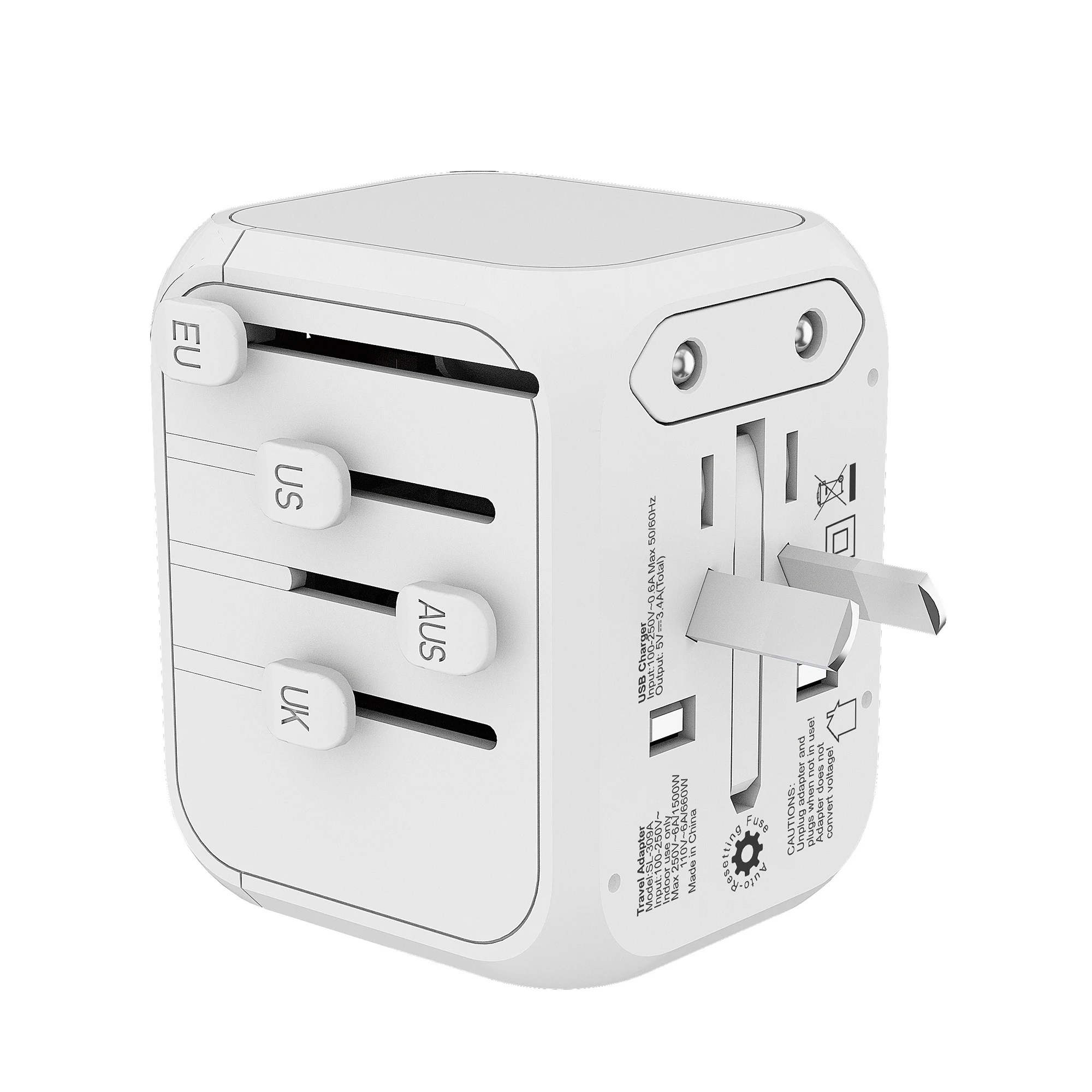 2021 Универсальный адаптер питания «все в одном» с 4 портами usb и зарядным устройством для мобильных аксессуаров 2019