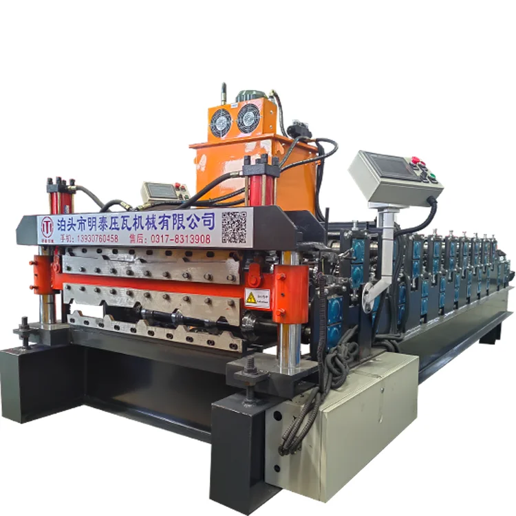 Mingtai machinery double roof tile making machine building board machine