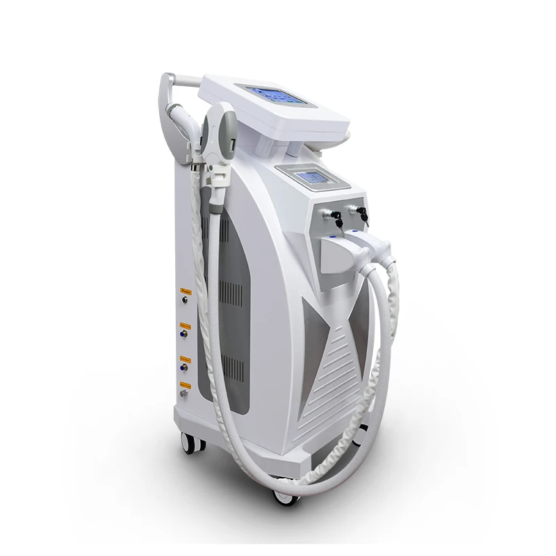 High Efficient Power Supply Stationary 3 in 1 Elight IPL Opt Machine For Hair Removal and Tattoo Removal