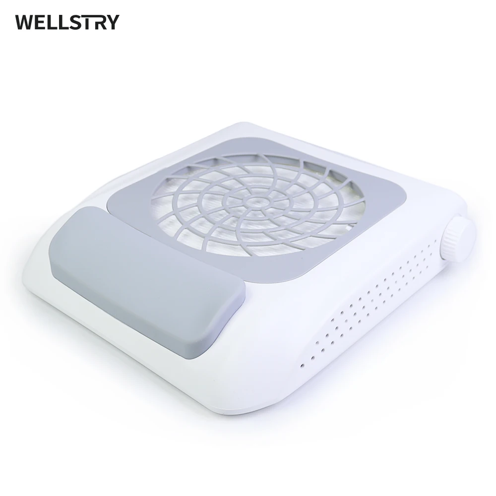 New Arrival 48W  Rechargeable and Cordless Nail Art Vacuum Cleaner Strong Suction Nail Dust Collector For Nail Salon