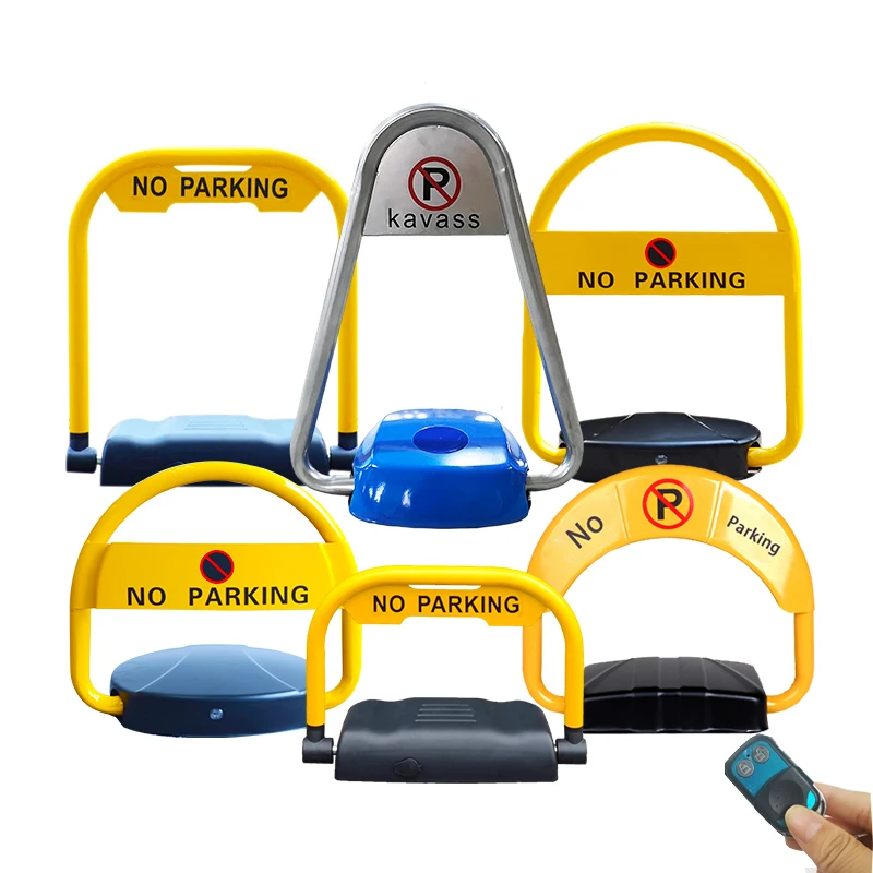 Automatic raising Private Remote control folding car parking space protector with remote