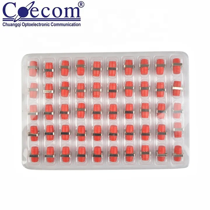 Best Selling Small D Type FC Fiber Adapter Square Optical Fiber Adapter Adaptor Connector for FTTH Box