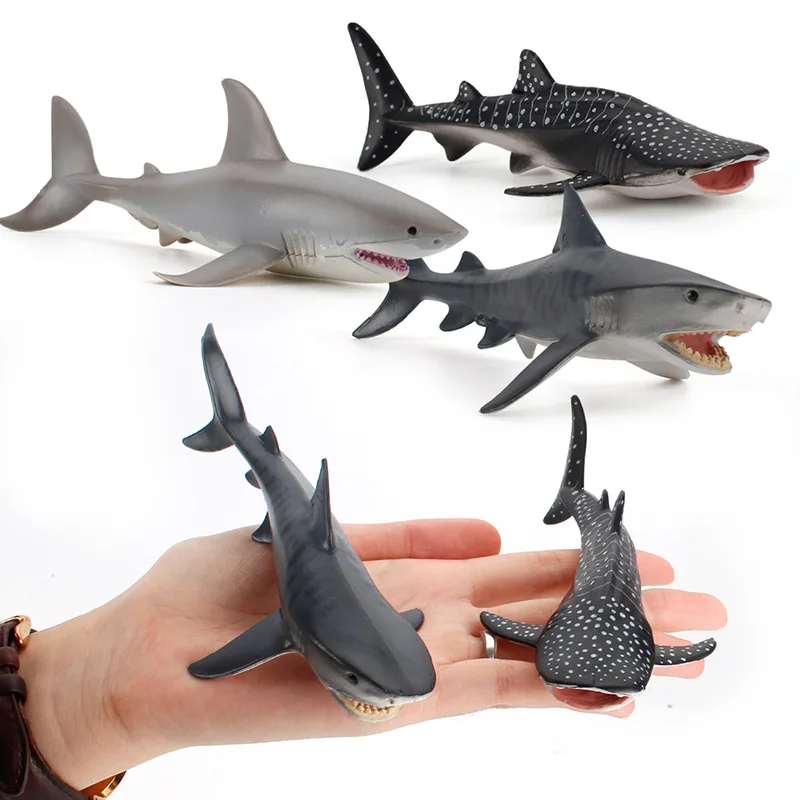 Discount marine animal toy whale shark soft toy plastic shark toy