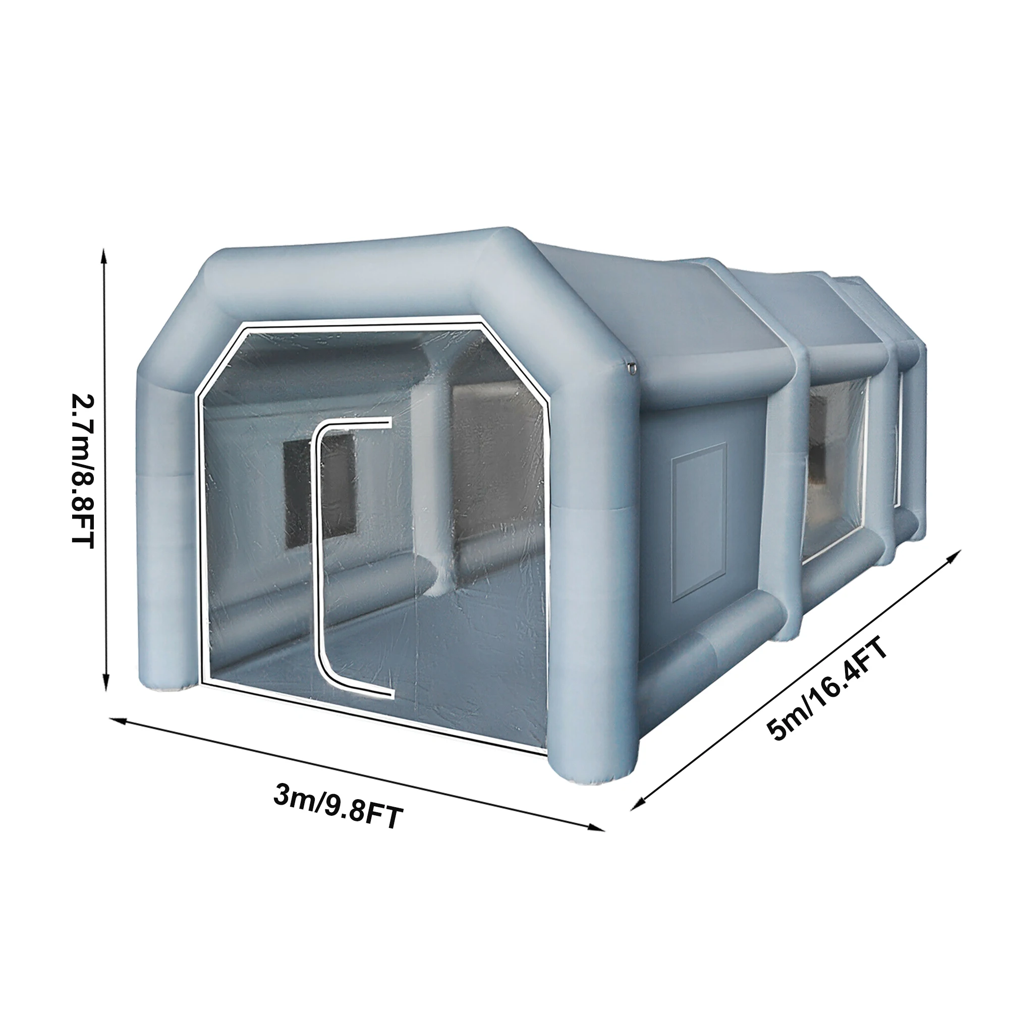 Профессиональная рабочая станция для автомобиля, портативная Автомобильная окрасочная камера, наружные мобильные Надувные Автомобильные кабины для распыления с фильтрующей системой