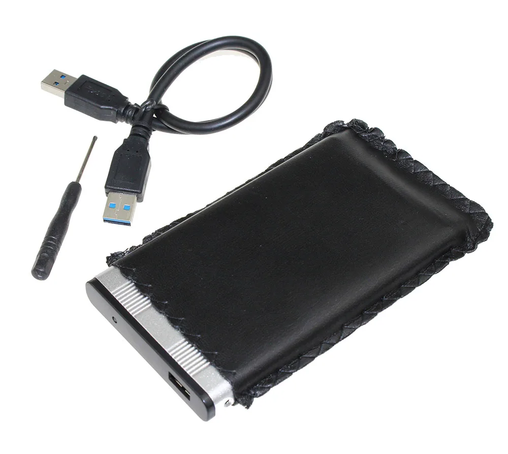 2.5 Inch Notebook SATA HDD Case To Sata USB 3.0 SSD HD Hard Drive Disk External Storage Enclosure Box With USB 3.0 Cable