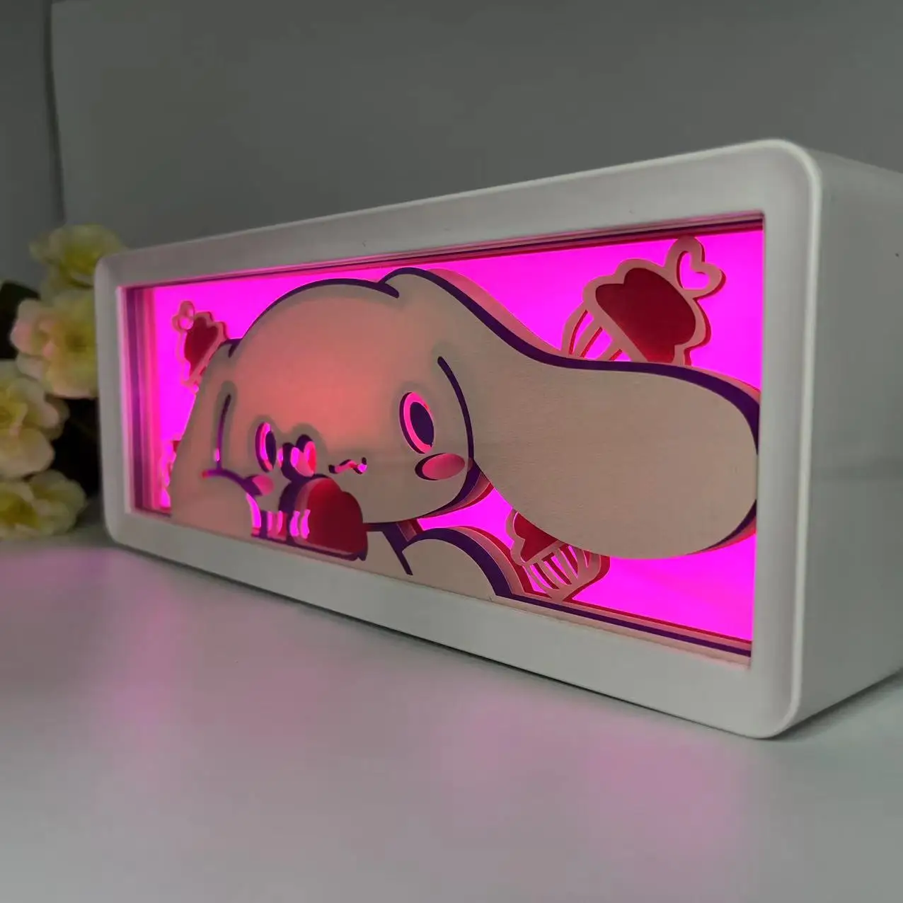 Основы светодиодных ламп RGB для 3D ночников акриловые черные Светодиодные ночные лампы сенсорная база с USB-кабелем и пультом дистанционного управления