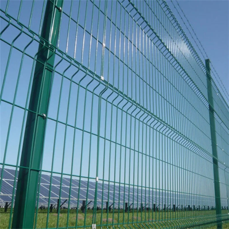 3D Fence Steel  Metal  Easy-to-Assemble Temporary Iron Galvanized Powder Coated Factory Park Use Includes Rail Fencing Gate