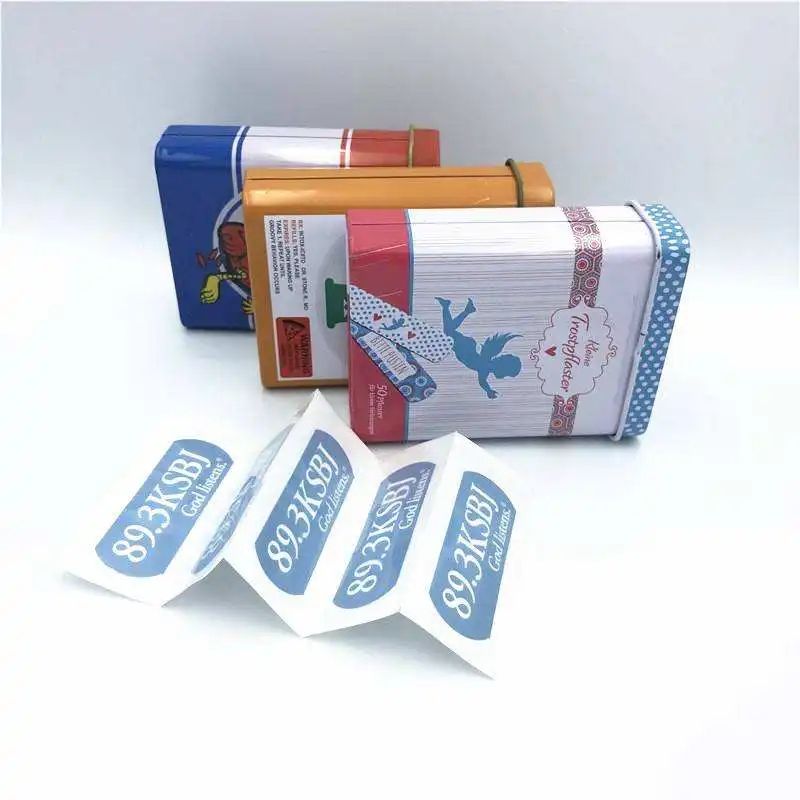 New Products Metal Box Custom Printed Bandaid With Logo