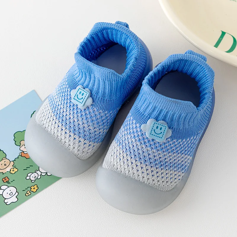 Baby toddler shoes baby shoes soft bottom non-slip spring and autumn boys and girls indoor anti-kick shoes and socks