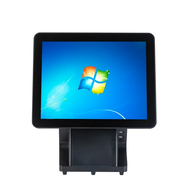 15.6' Self Ordering Kiosk Printer 40mm QR Scanner All In One Pos Terminal Payment Kiosk Supermarket Shop