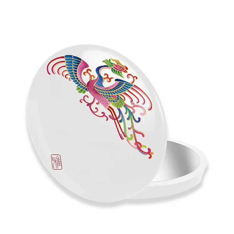 2023 New Arrivals Gift High Quality Portable Vanity Makeup Mirrors Mini Led Compact Mirror With Power Bank