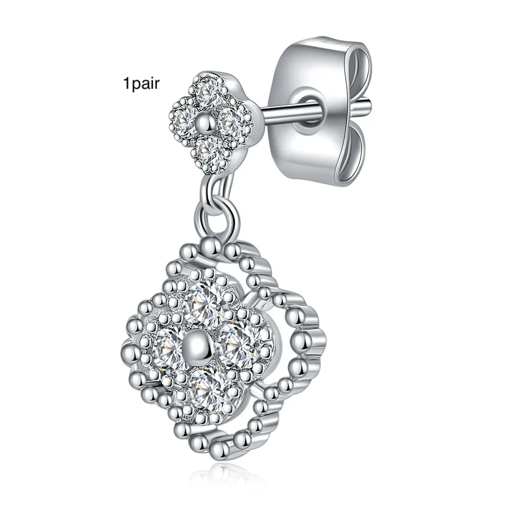 Best-Selling Classical Exquisite Brass Dangle Earrings Elegant Fashion Jewelry