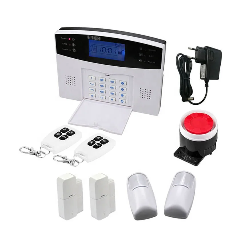 Home Alarm System Wireless Built in Antenna Scare Burglar Away for DIY GSM House Security